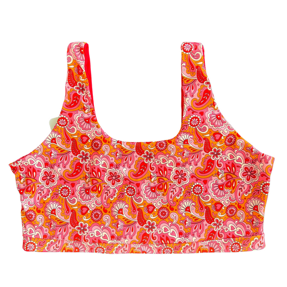 Millie Top (26) Paisley + Strawberry