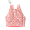 Ava Top (L) Pink Floral + Clay
